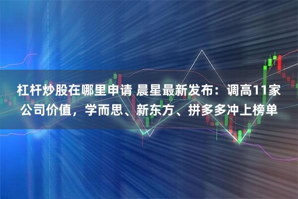 杠杆炒股在哪里申请 晨星最新发布：调高11家公司价值，学而思、新东方、拼多多冲上榜单