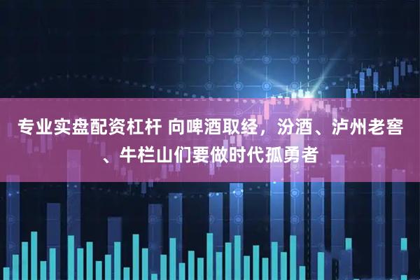 专业实盘配资杠杆 向啤酒取经，汾酒、泸州老窖、牛栏山们要做时代孤勇者